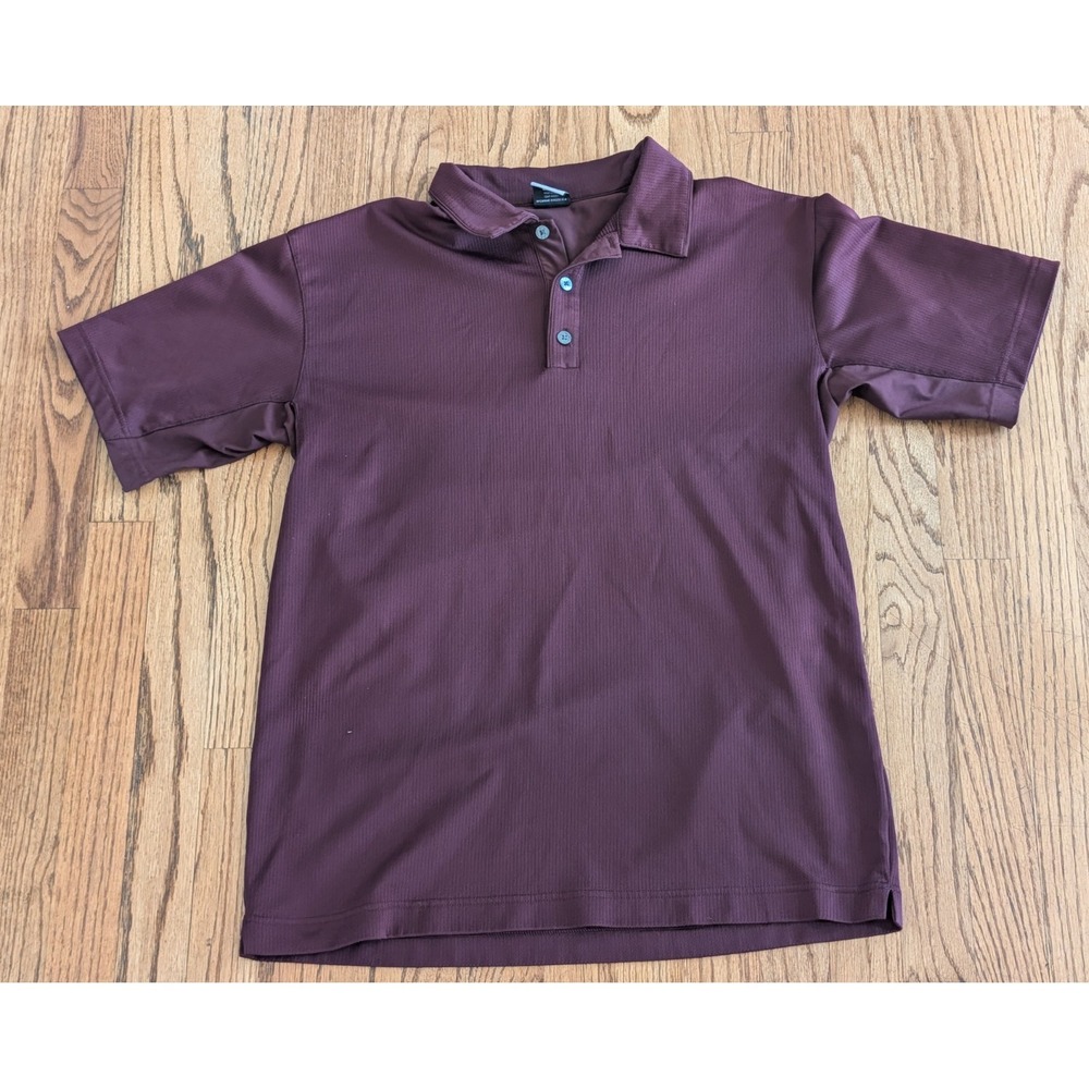 Nike Shirt Men's Large Purple Y2K Polo Golf Short Sleeve Vintage Sphere Dry